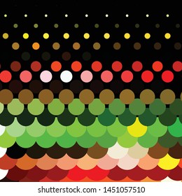 Abstract halftone background pattern. Geometric colorful vector line illustration