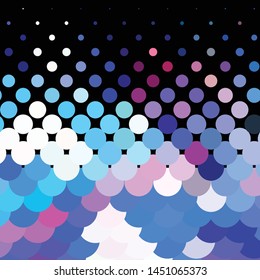 Abstract halftone background pattern. Geometric colorful vector line illustration