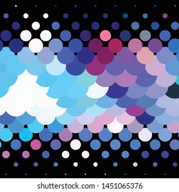 Abstract halftone background pattern. Geometric colorful vector line illustration