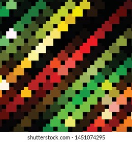 Abstract halftone background pattern. Geometric colorful vector line illustration