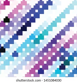 Abstract halftone background pattern. Geometric colorful vector line illustration