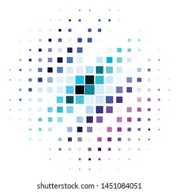Abstract halftone background pattern. Geometric colorful vector line illustration