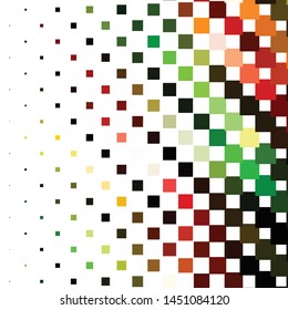 Abstract halftone background pattern. Geometric colorful vector line illustration