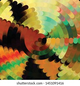 Abstract halftone background pattern. Geometric colorful vector line illustration