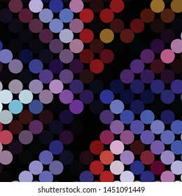 Abstract halftone background pattern. Geometric colorful vector line illustration