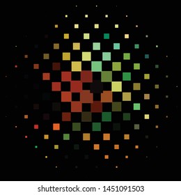 Abstract halftone background pattern. Geometric colorful vector line illustration