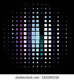 Abstract halftone background pattern. Geometric colorful vector line illustration