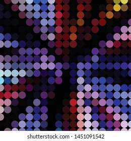 Abstract halftone background pattern. Geometric colorful vector line illustration