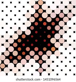 Abstract halftone background pattern. Geometric colorful vector line illustration