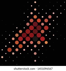 Abstract halftone background pattern. Geometric colorful vector line illustration