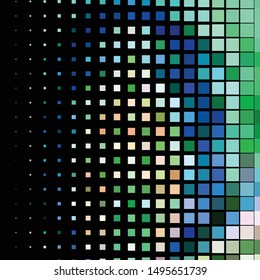 Abstract halftone background pattern. Geometric colorful vector line illustration