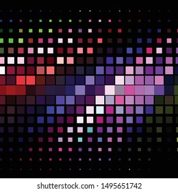 Abstract halftone background pattern. Geometric colorful vector line illustration