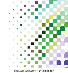 Abstract halftone background pattern. Geometric colorful vector line illustration