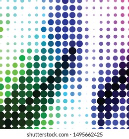 Abstract halftone background pattern. Geometric colorful vector line illustration