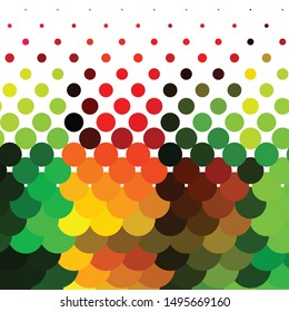 Abstract halftone background pattern. Geometric colorful vector line illustration