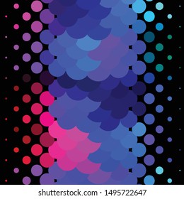Abstract halftone background pattern. Geometric colorful vector line illustration