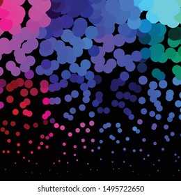 Abstract halftone background pattern. Geometric colorful vector line illustration