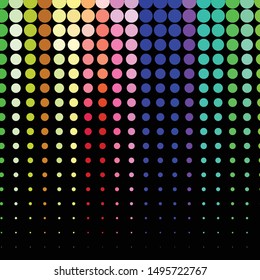 Abstract halftone background pattern. Geometric colorful vector line illustration