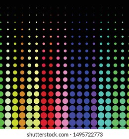 Abstract halftone background pattern. Geometric colorful vector line illustration