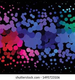 Abstract halftone background pattern. Geometric colorful vector line illustration
