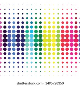 Abstract halftone background pattern. Geometric colorful vector line illustration