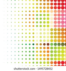 Abstract halftone background pattern. Geometric colorful vector line illustration