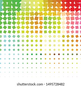 Abstract halftone background pattern. Geometric colorful vector line illustration