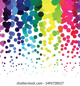 Abstract halftone background pattern. Geometric colorful vector line illustration