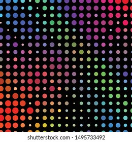 Abstract halftone background pattern. Geometric colorful vector line illustration