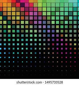 Abstract halftone background pattern. Geometric colorful vector line illustration