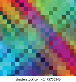Abstract halftone background pattern. Geometric colorful vector line illustration
