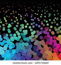 Abstract halftone background pattern. Geometric colorful vector line illustration