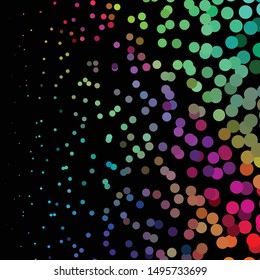 Abstract halftone background pattern. Geometric colorful vector line illustration