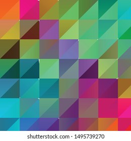 Abstract halftone background pattern. Geometric colorful vector line illustration