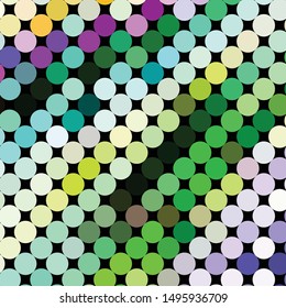 Abstract halftone background pattern. Geometric colorful vector line illustration