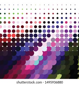 Abstract halftone background pattern. Geometric colorful vector line illustration