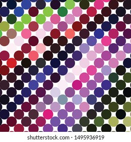 Abstract halftone background pattern. Geometric colorful vector line illustration