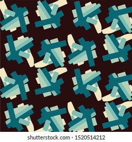 Abstract halftone background pattern. Geometric colorful vector line illustration