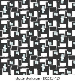 Abstract halftone background pattern. Geometric colorful vector line illustration
