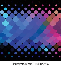 Abstract halftone background pattern. Geometric colorful vector line illustration
