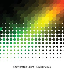 Abstract halftone background pattern. Geometric colorful vector line illustration