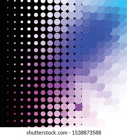 Abstract halftone background pattern. Geometric colorful vector line illustration