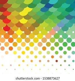 Abstract halftone background pattern. Geometric colorful vector line illustration