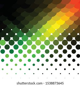 Abstract halftone background pattern. Geometric colorful vector line illustration