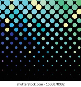 Abstract halftone background pattern. Geometric colorful vector line illustration
