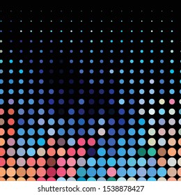 Abstract halftone background pattern. Geometric colorful vector line illustration