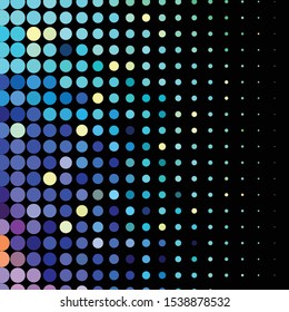 Abstract halftone background pattern. Geometric colorful vector line illustration