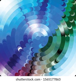 Abstract halftone background pattern. Geometric colorful vector line illustration