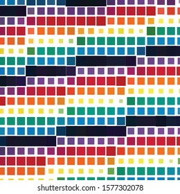 Abstract halftone background pattern. Geometric colorful vector line illustration