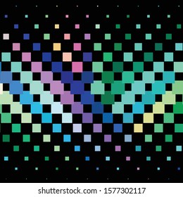 Abstract halftone background pattern. Geometric colorful vector line illustration